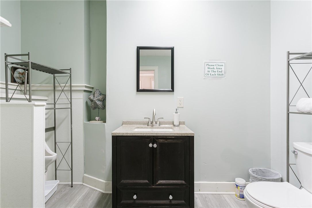 Bathroom, Interior, Wood Texture Flooring