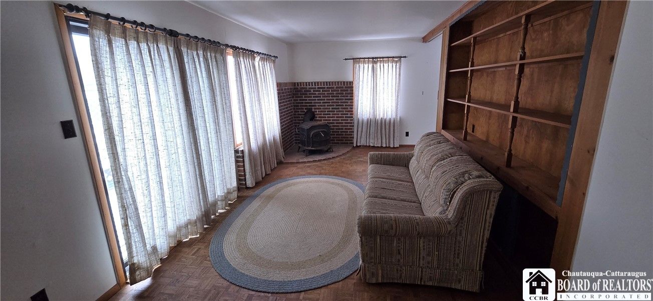 Fireplace, Interior, Living room, Stone Walls, Wood Texture Flooring