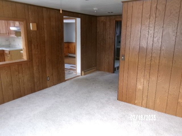Empty room, Interior, Wooden Walls