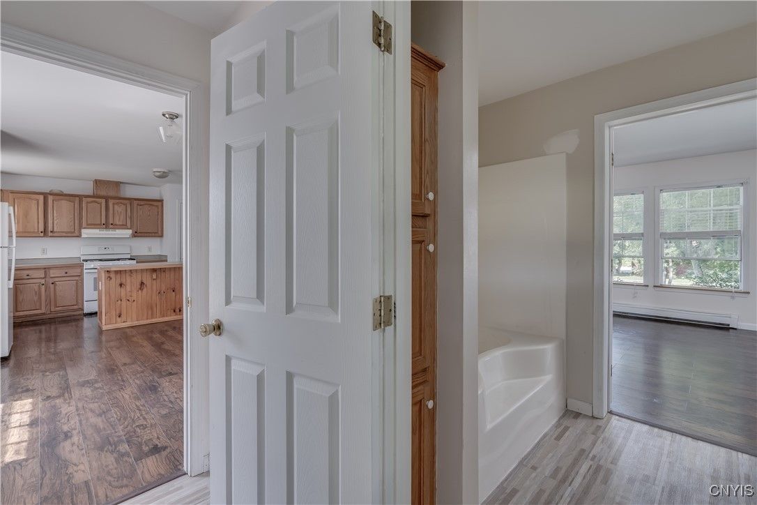 Interior, Kitchen, Wood Texture Flooring