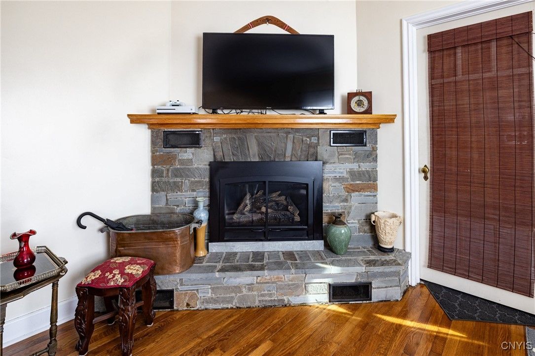 Fireplace, Interior, Wood Texture Flooring
