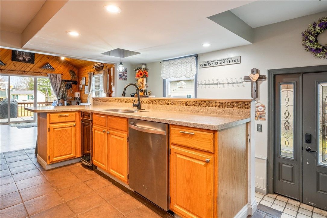 Interior, Kitchen, Recessed Lighting, Stainless Steel Appliances