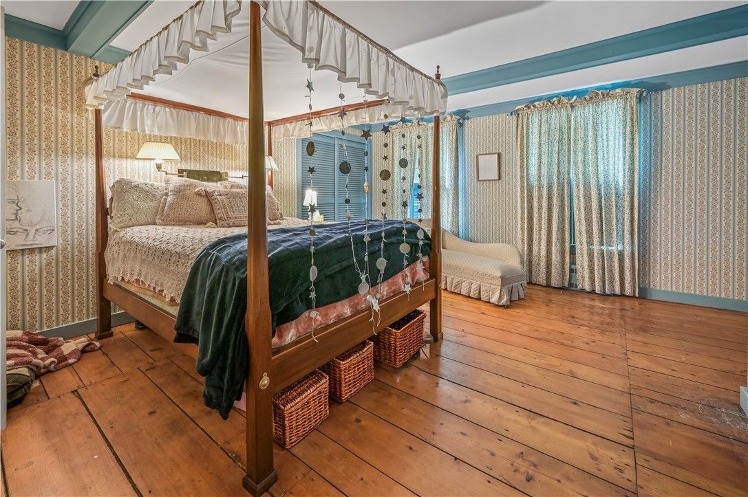 Bedroom, Interior, Wood Texture Flooring