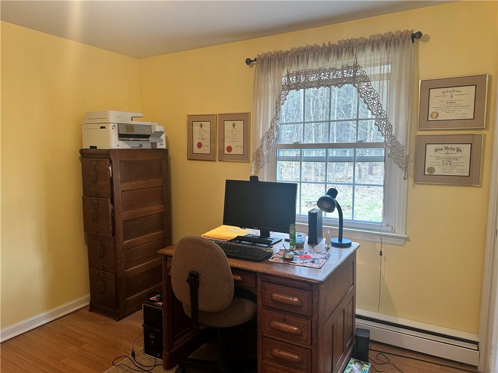 Home Office, Interior, Wood Texture Flooring