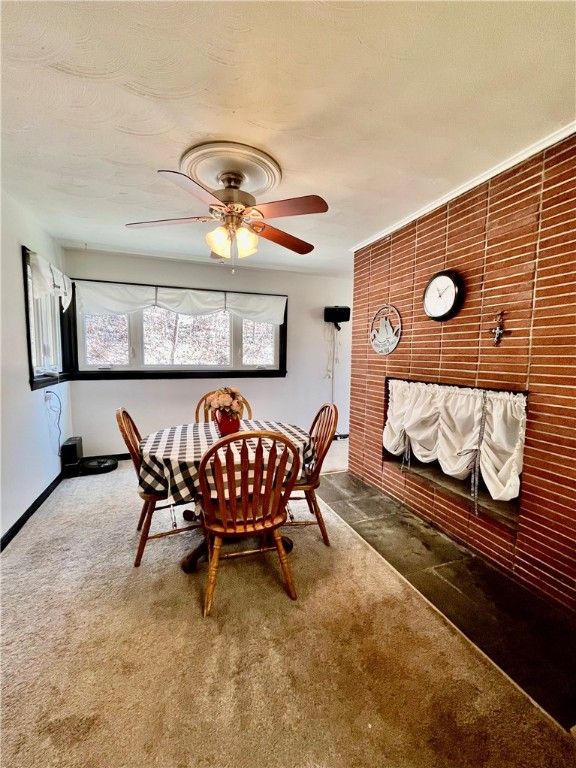 Dining room, Interior, Stone Walls