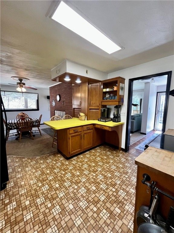 Dining room, Interior, Kitchen, Stone Walls