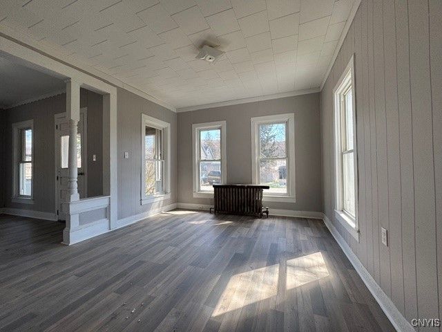 Empty room, Interior, Wood Texture Flooring