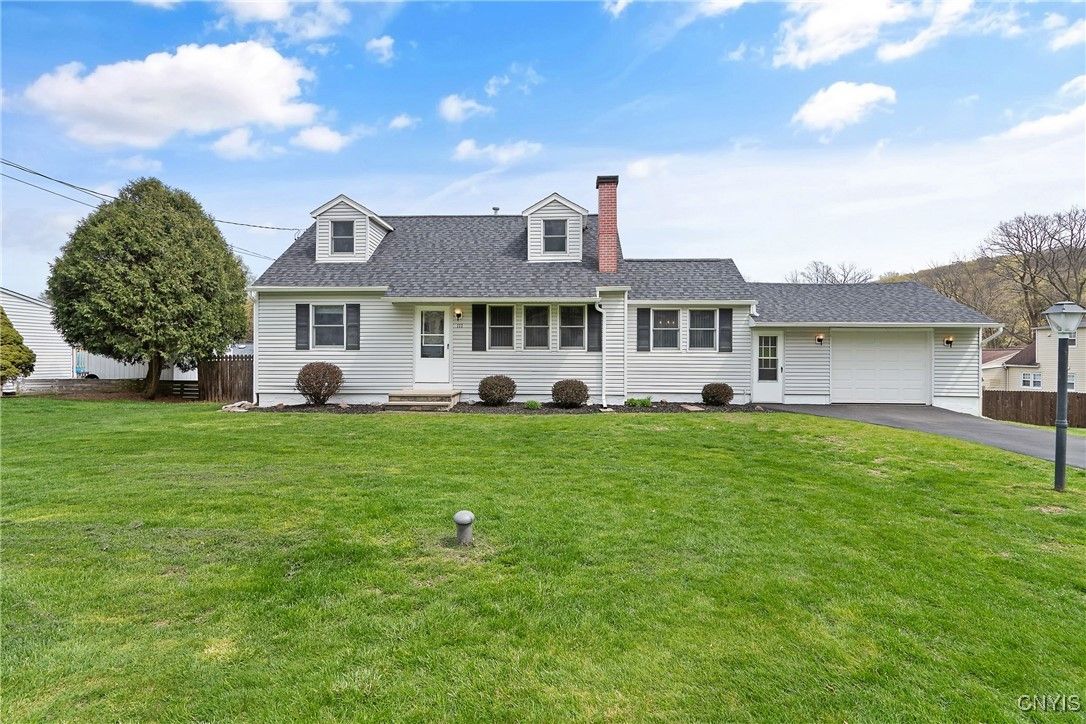 Attached, Backyard, Exterior, Facade, Cape Cod