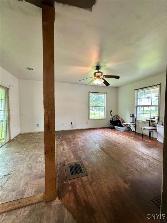 Empty room, Interior, Wood Texture Flooring