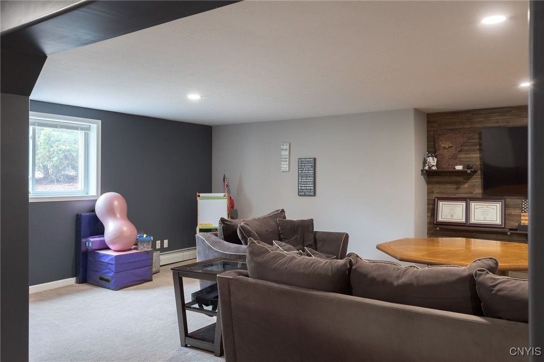 Interior, Living room, Recessed Lighting