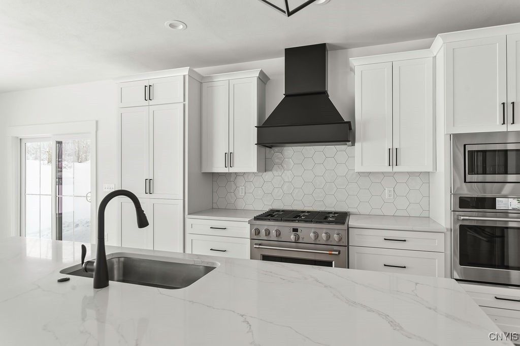 Interior, Kitchen, Recessed Lighting, Stainless Steel Appliances