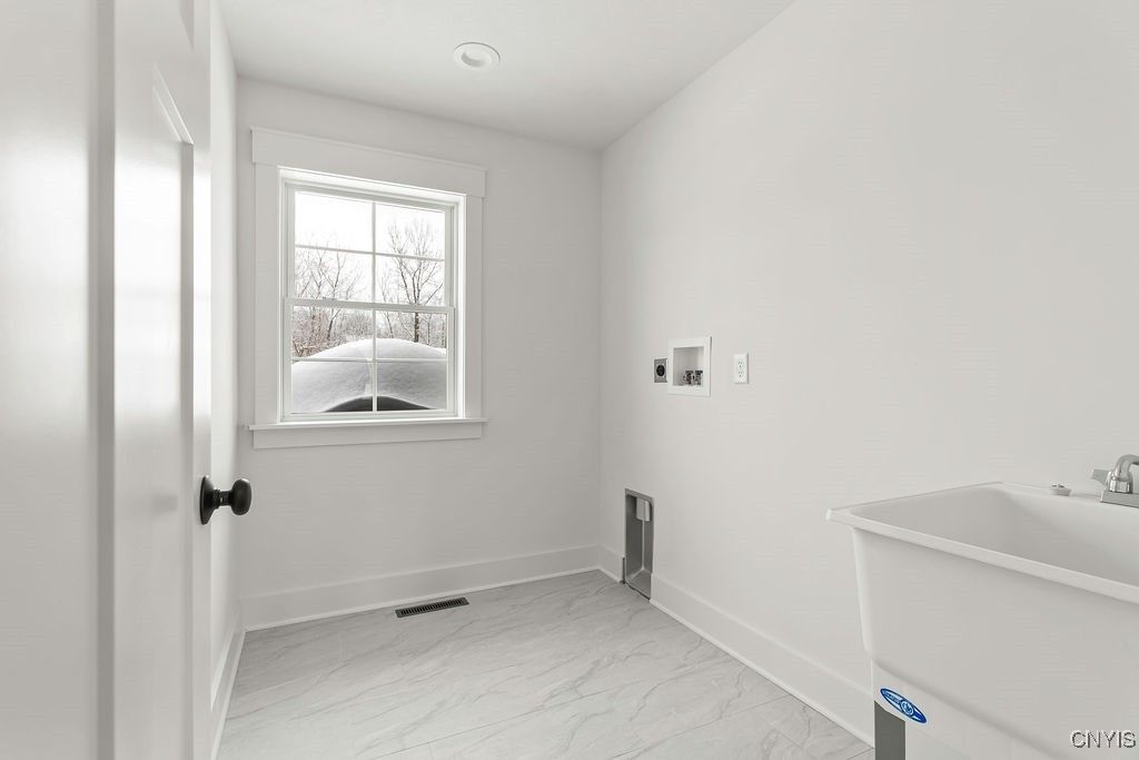 Bathroom, Free Standing Baths, Interior, Marble, Recessed Lighting