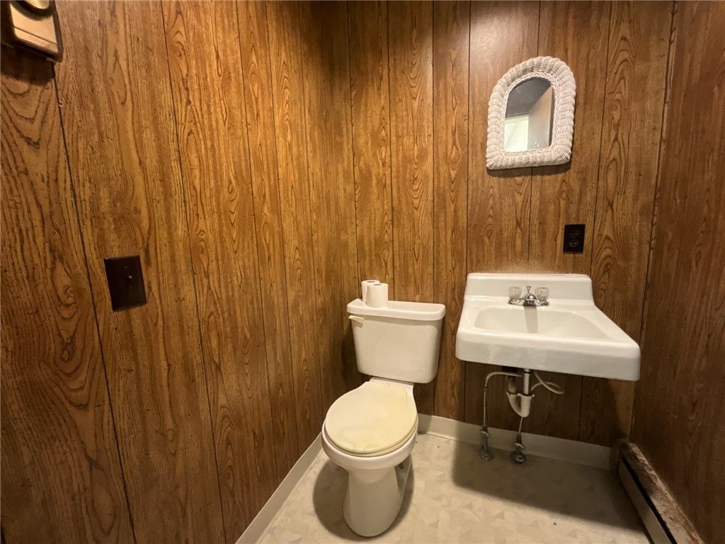 Bathroom, Interior, Wooden Walls