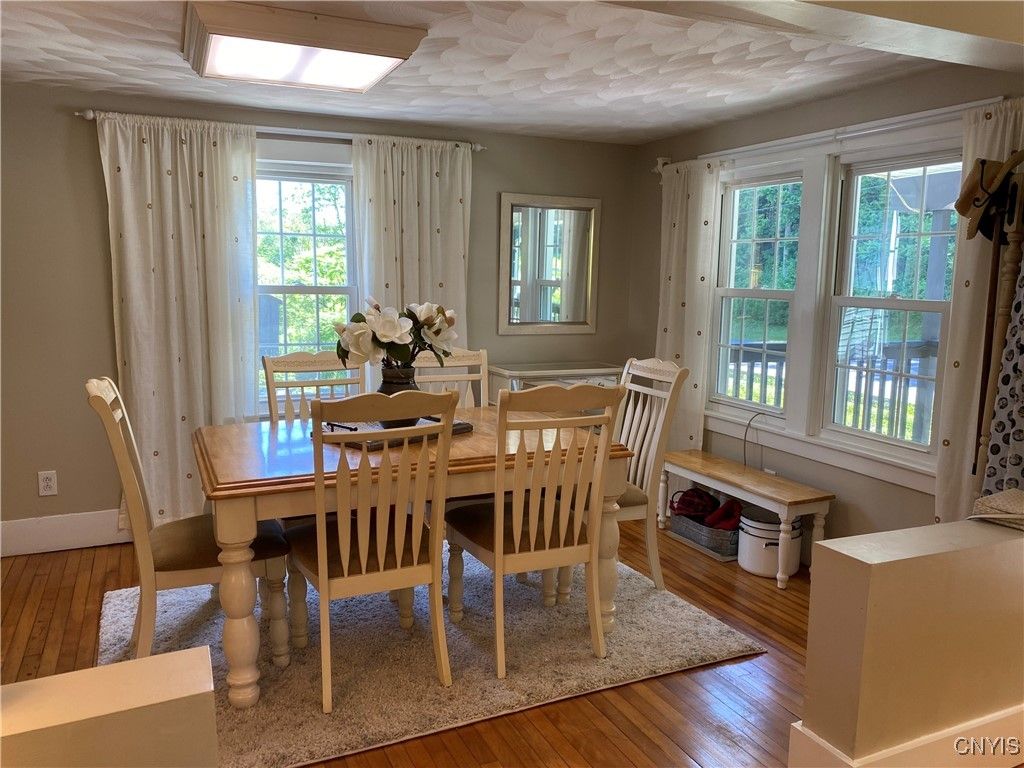 Dining room, Interior, Wood Texture Flooring