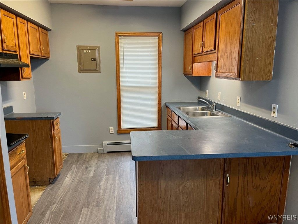 Interior, Kitchen, Wood Texture Flooring
