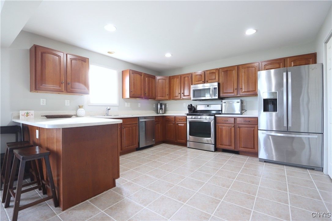 Interior, Kitchen, Recessed Lighting, Stainless Steel Appliances