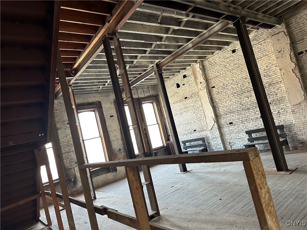 Interior, Stone Walls, Wooden Beams