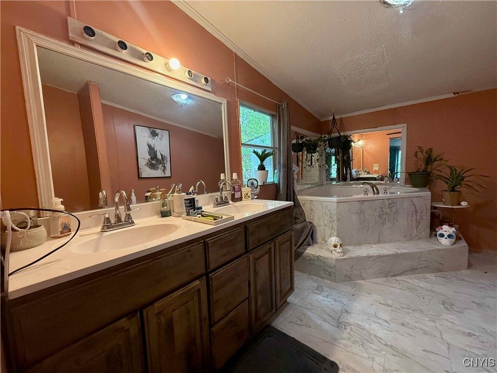 Bathroom, Dual Sink Vanities, Interior, Marble