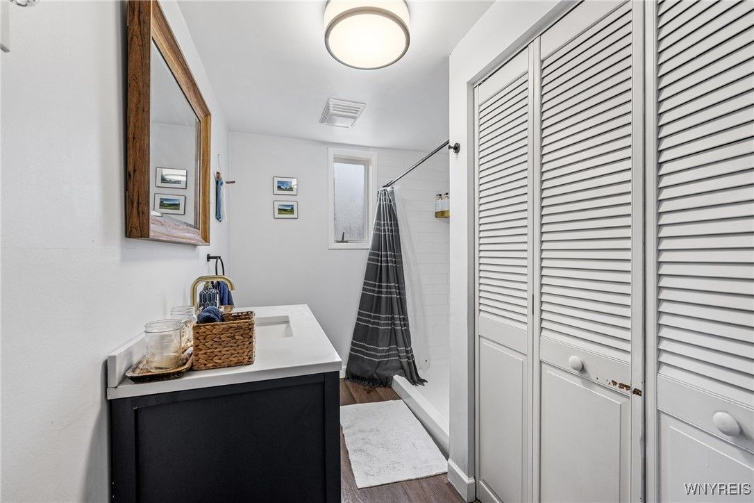 Bathroom, Interior, Wood Texture Flooring