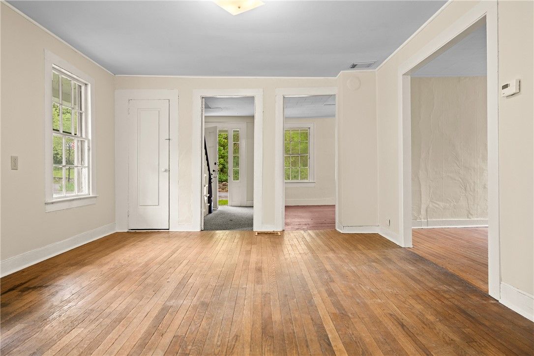 Empty room, Interior, Wood Texture Flooring