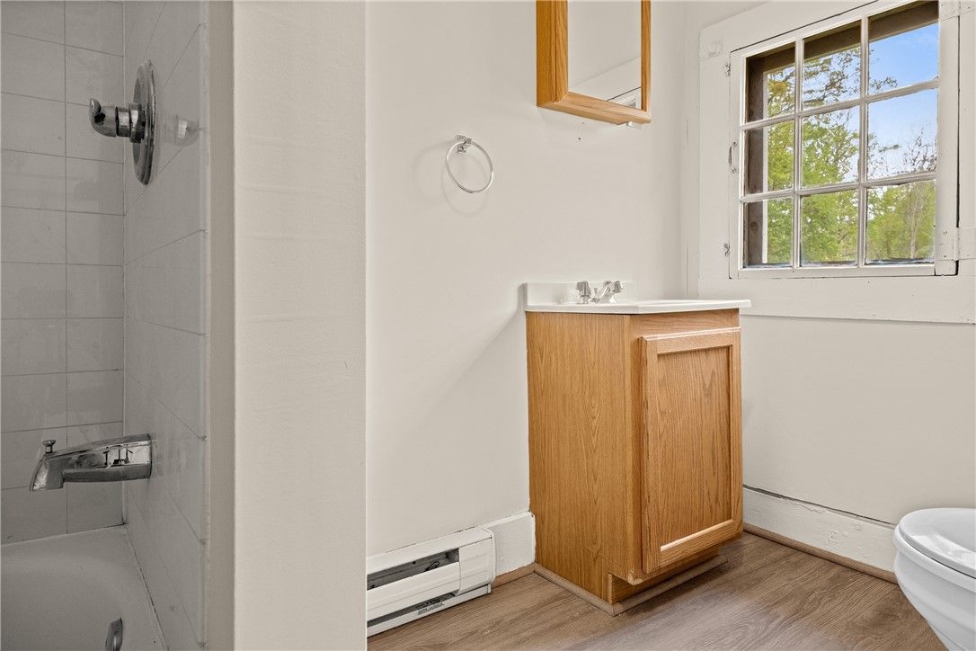 Bathroom, Interior, Wood Texture Flooring