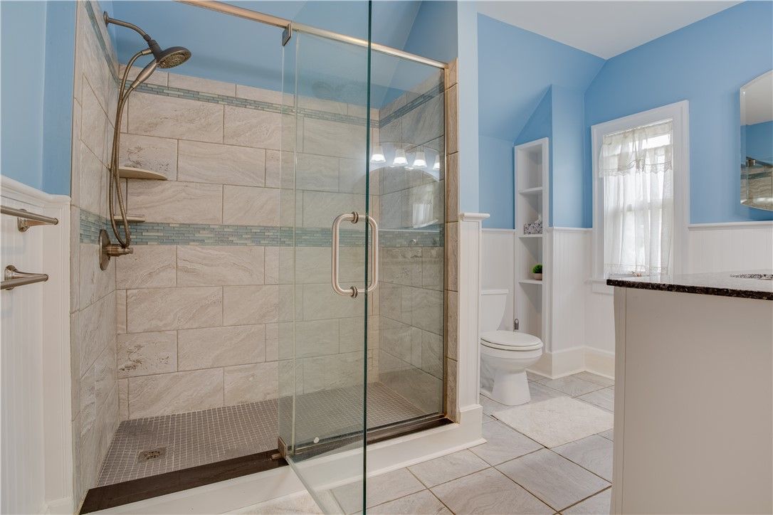 Bathroom, Glass Shower, Interior
