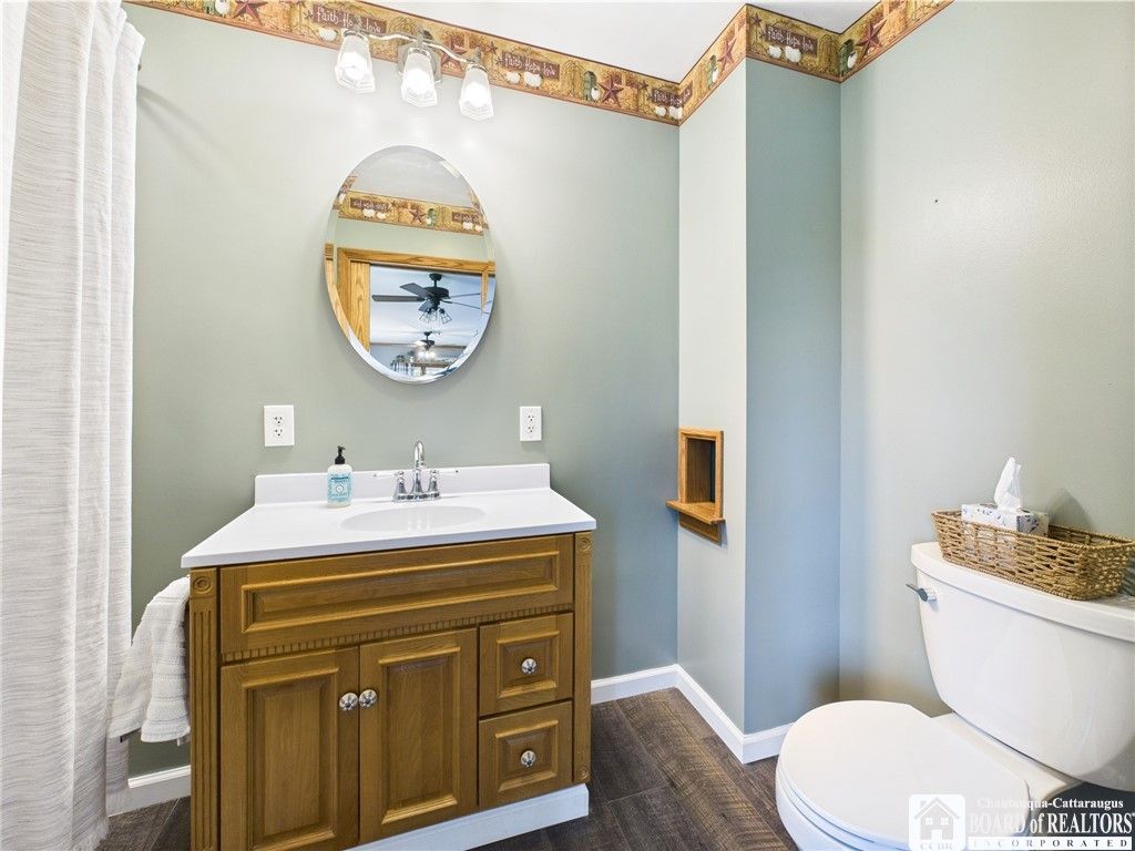 Bathroom, Interior, Wood Texture Flooring