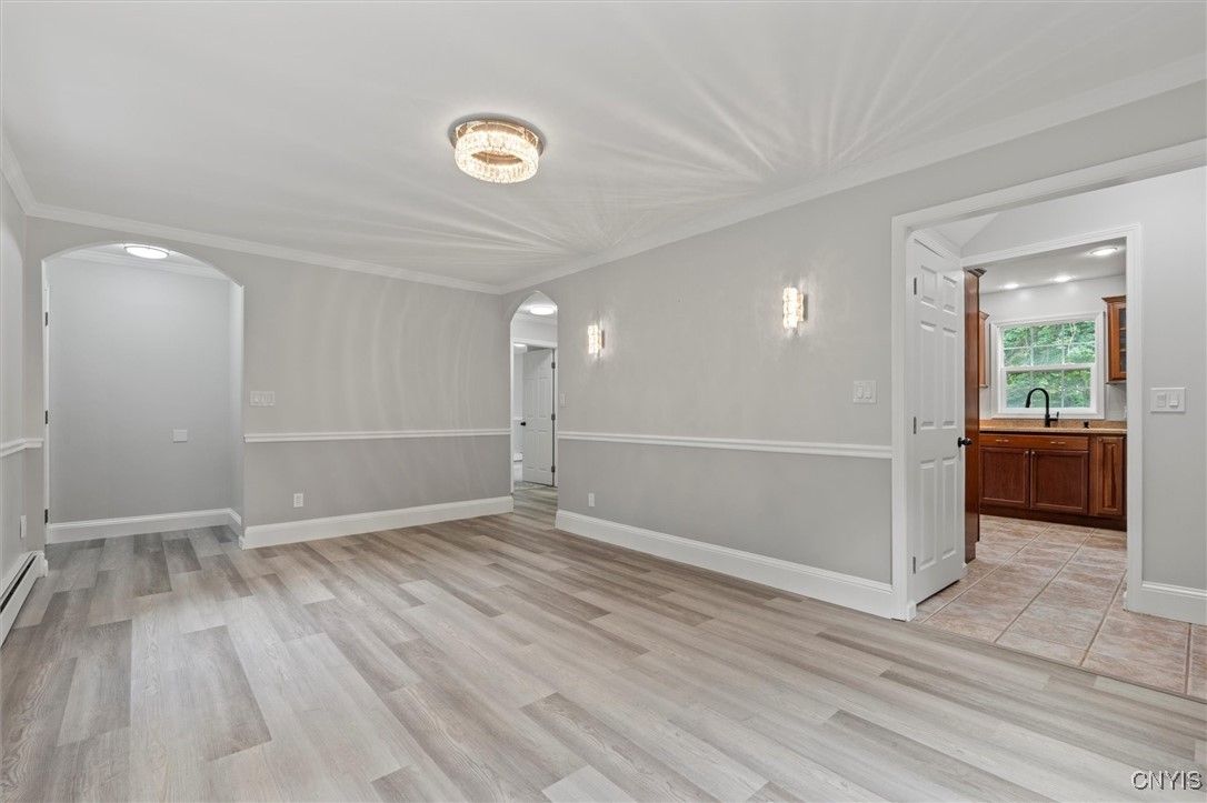 Empty room, Interior, Wood Texture Flooring