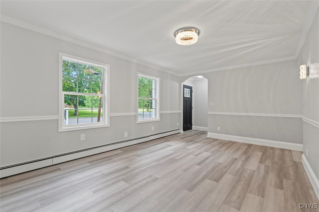 Empty room, Interior, Wood Texture Flooring