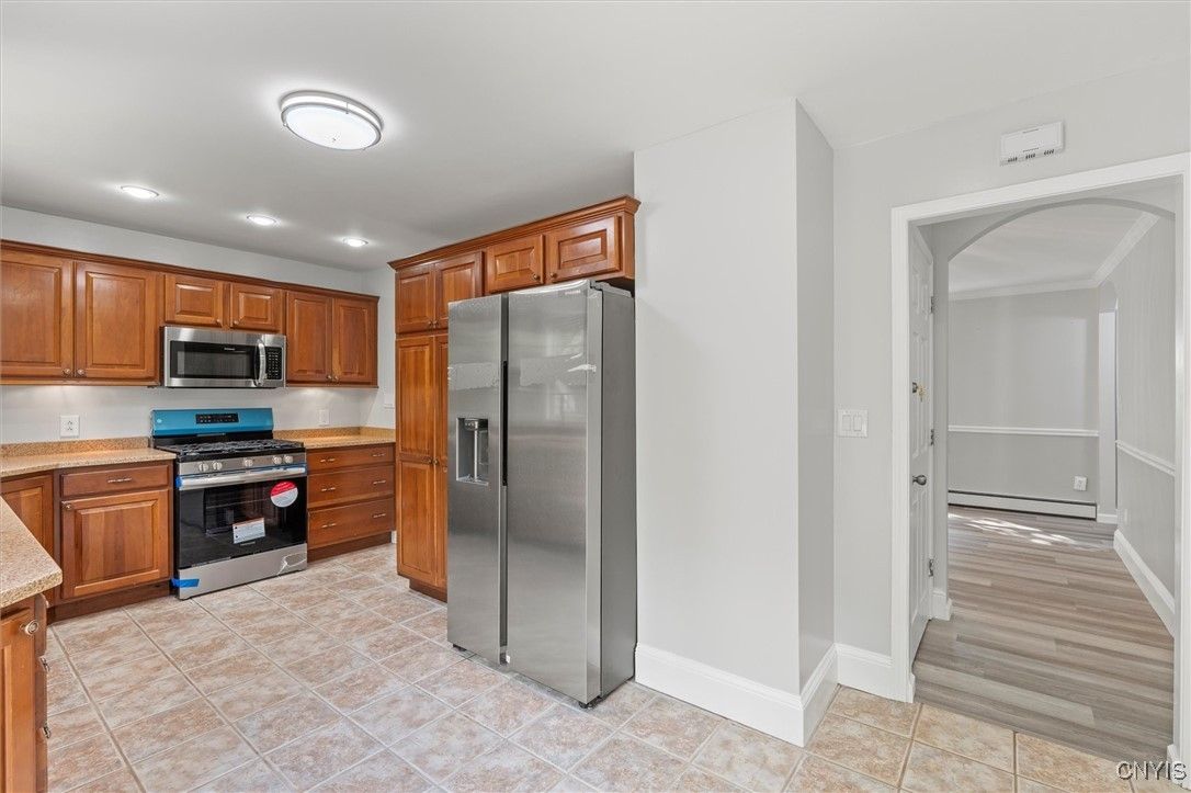 Interior, Kitchen, Recessed Lighting, Stainless Steel Appliances