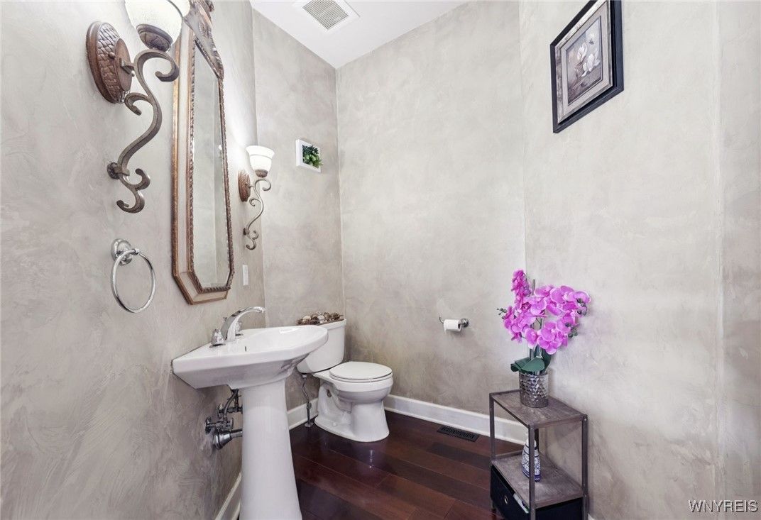Bathroom, Interior, Wood Texture Flooring