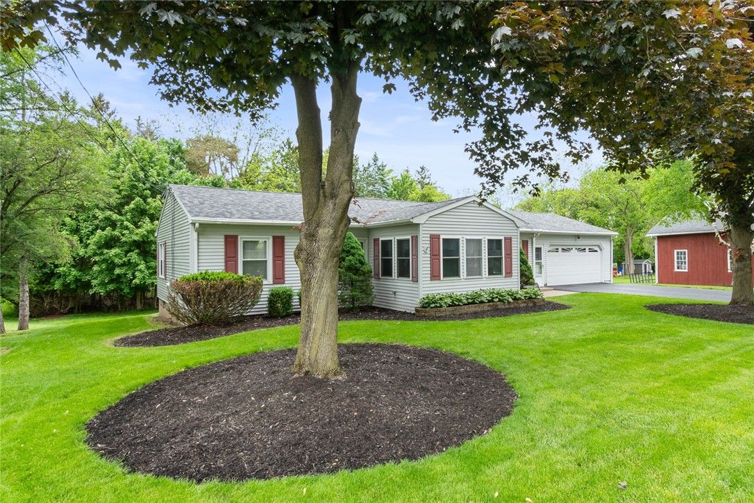 Attached, Backyard, Detached Garage, Exterior, Facade, Ranch