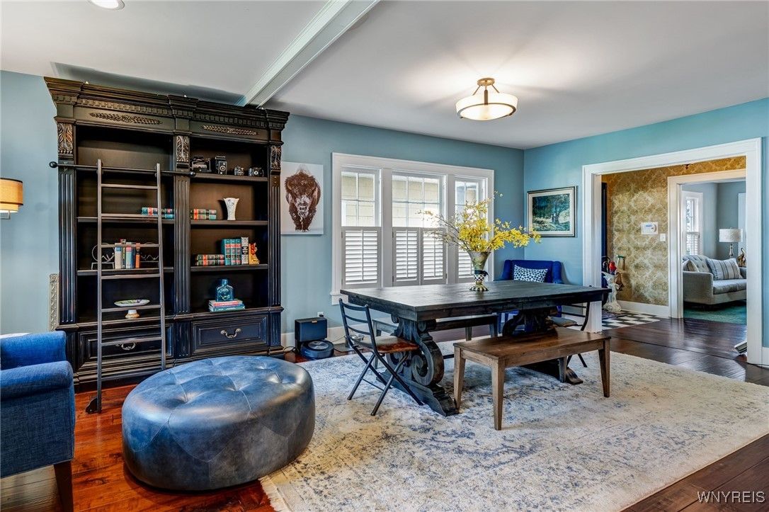 Dining room, Interior, Wood Texture Flooring