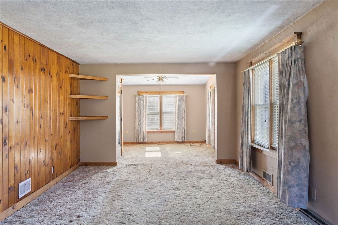Empty room, Interior, Wooden Walls