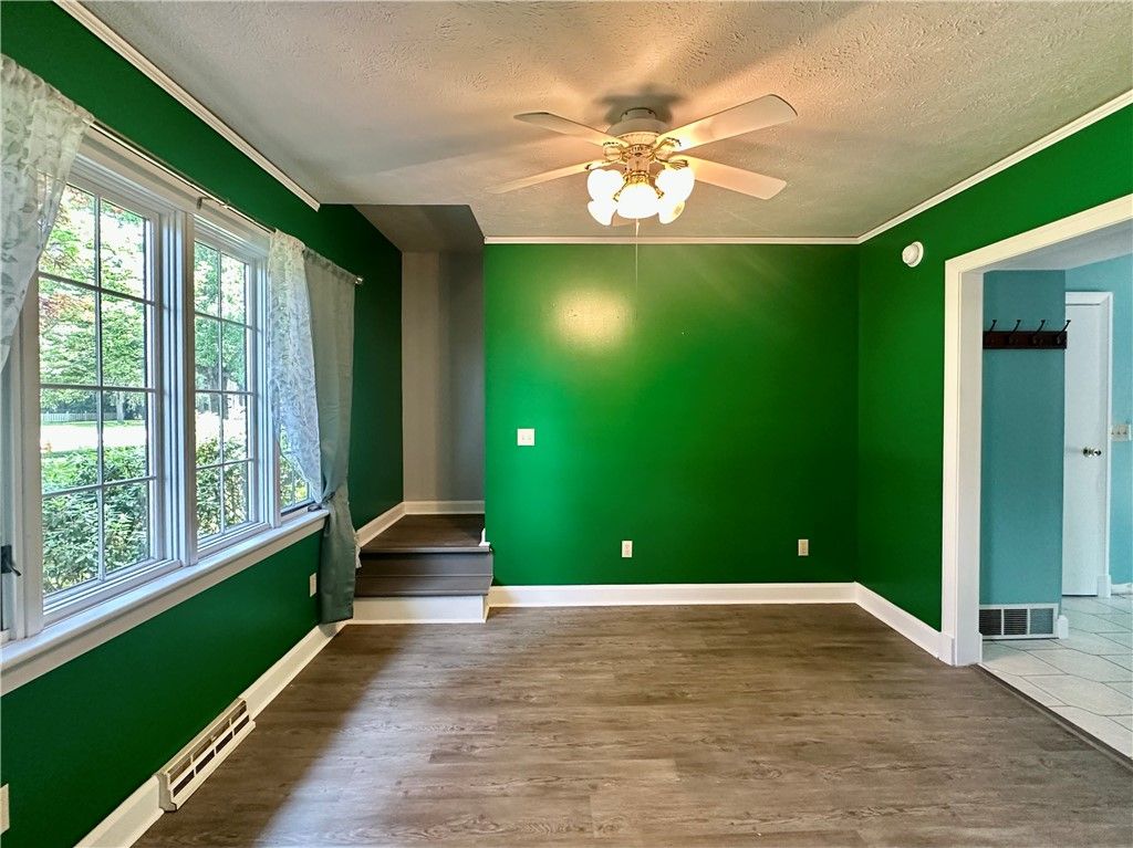 Empty room, Interior, Wood Texture Flooring