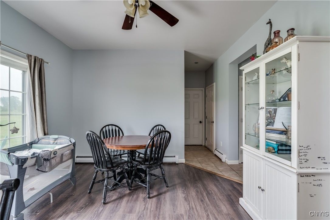 Dining room, Interior, Wood Texture Flooring