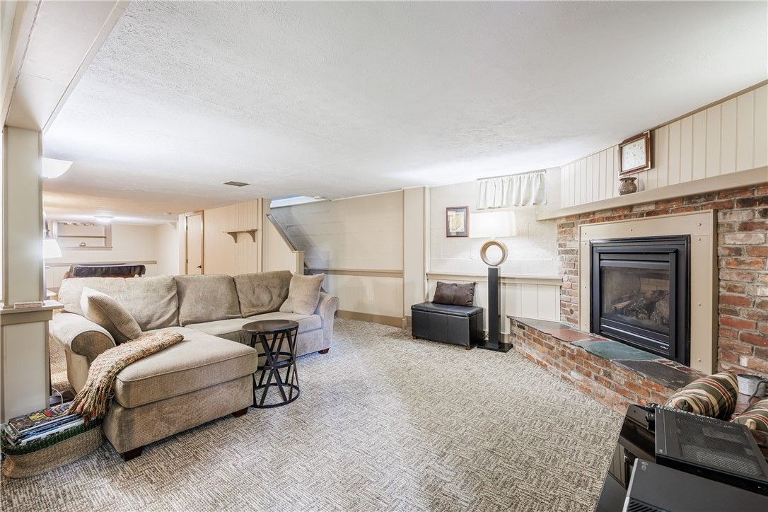 Fireplace, Interior, Living room, Stone Walls