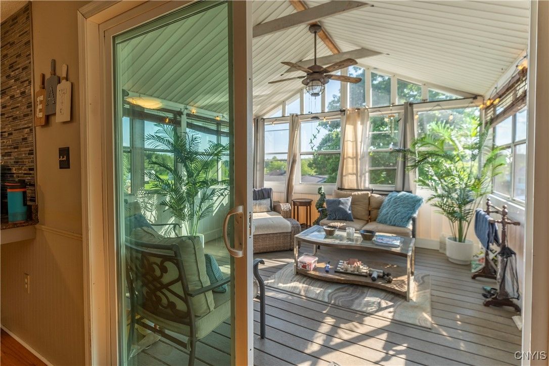 Interior, Sun Room, Wood Texture Flooring