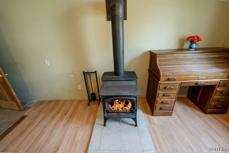 Fireplace, Interior, Wood Texture Flooring