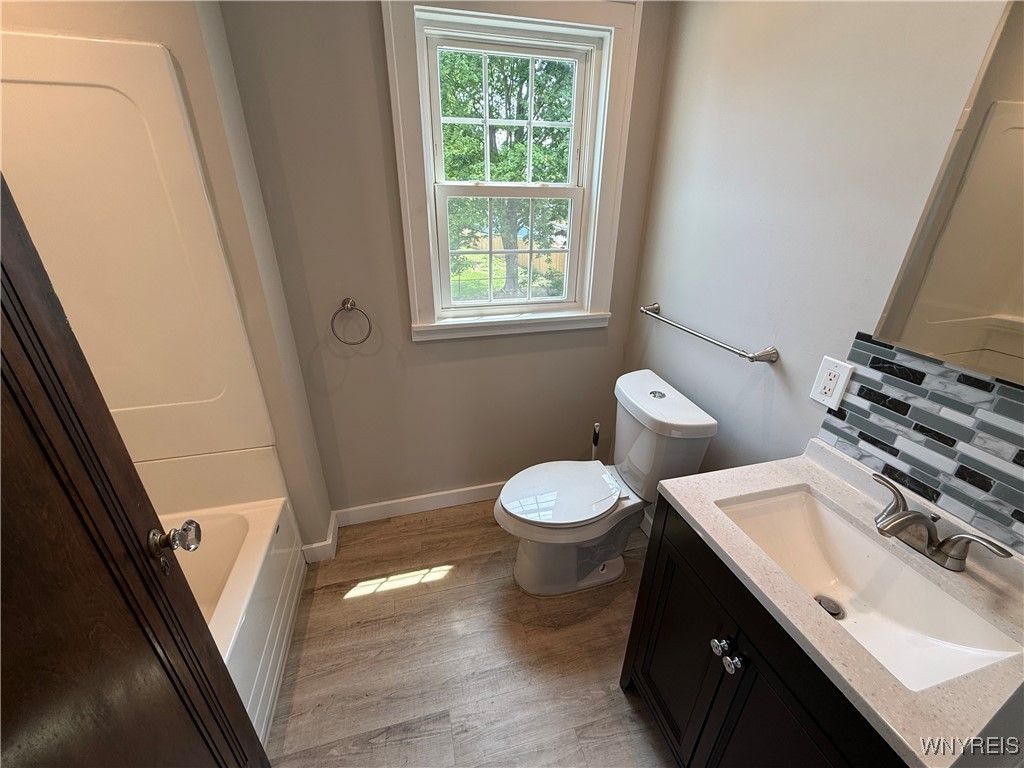 Bathroom, Interior, Wood Texture Flooring