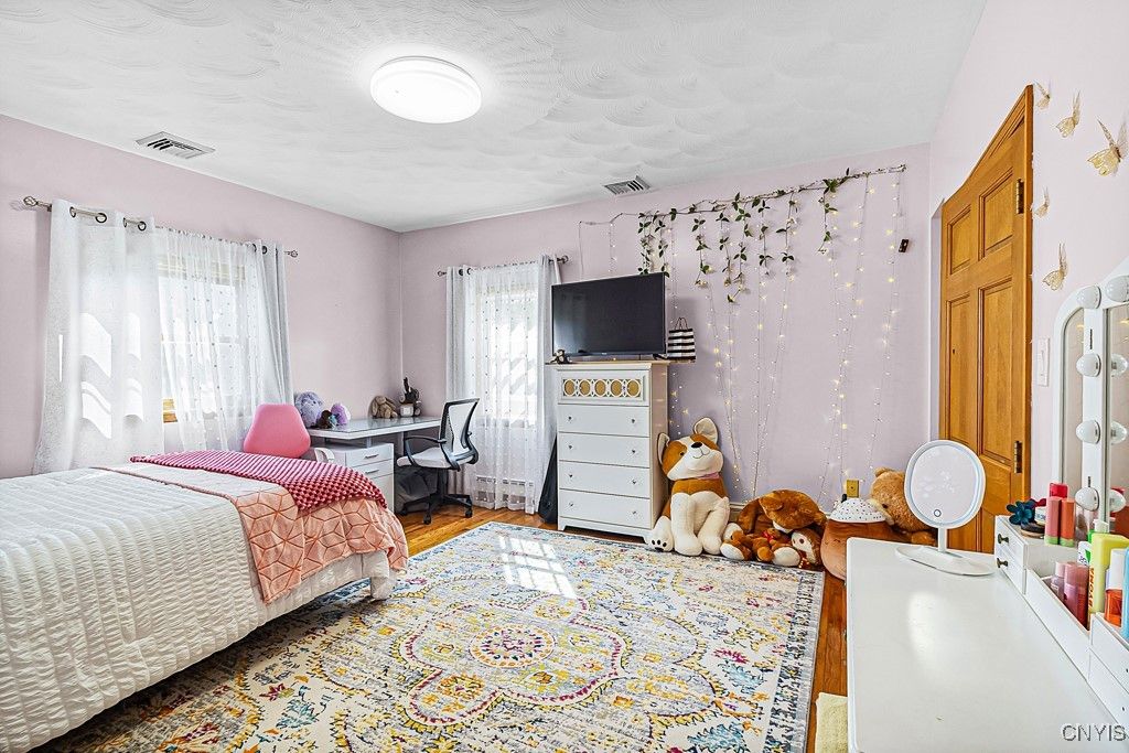 Bedroom, Home Office, Interior, Wood Texture Flooring