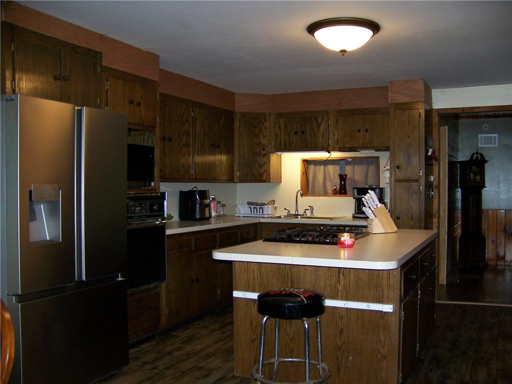 Interior, Kitchen, Wood Texture Flooring