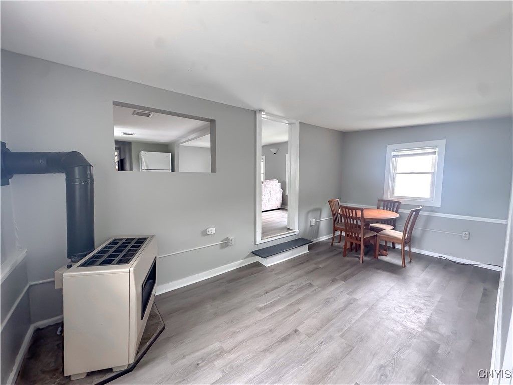 Dining room, Interior, Wood Texture Flooring