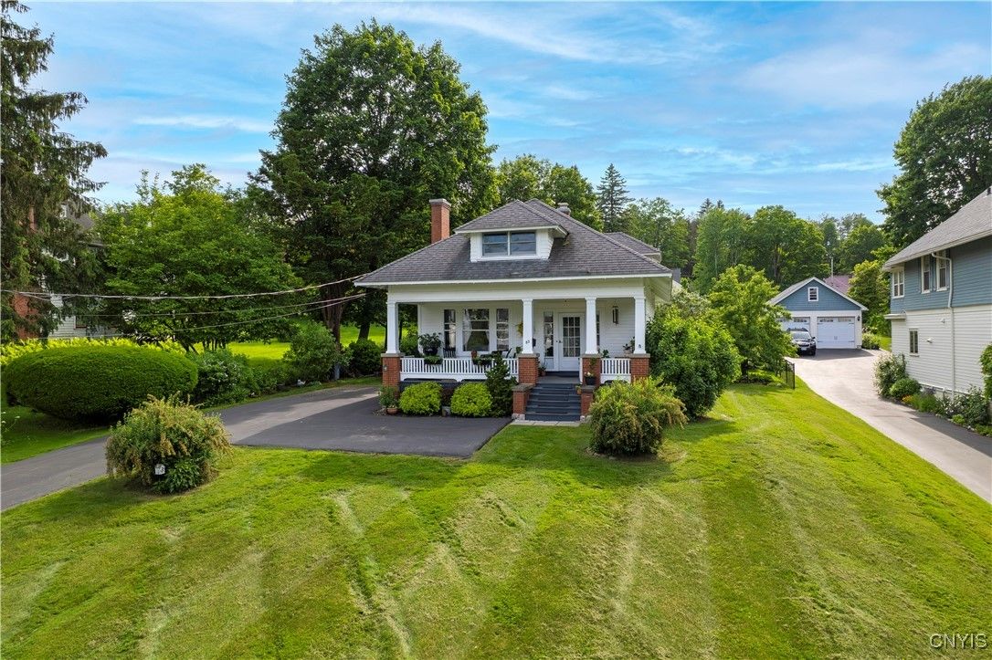 Backyard, Detached Garage, Exterior, Facade, Cape Cod