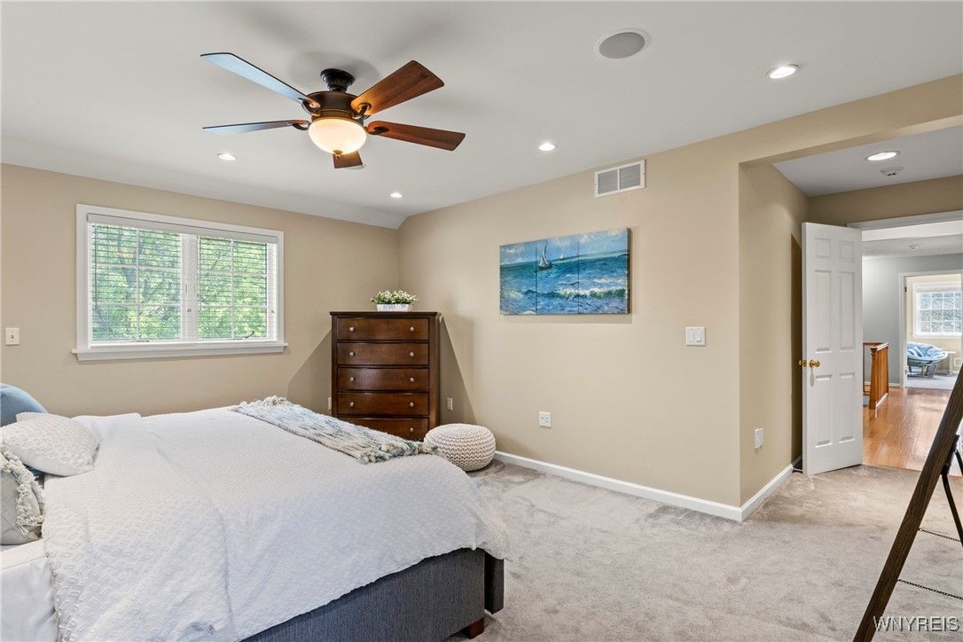 Bedroom, Interior, Recessed Lighting