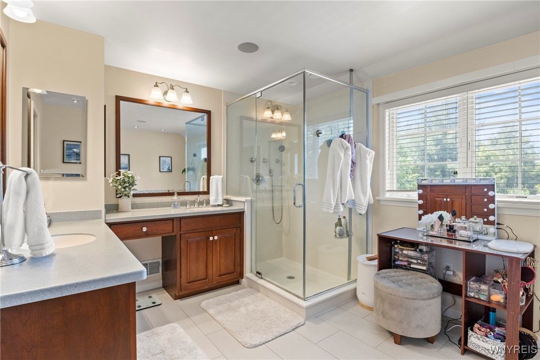 Bathroom, Glass Shower, Interior