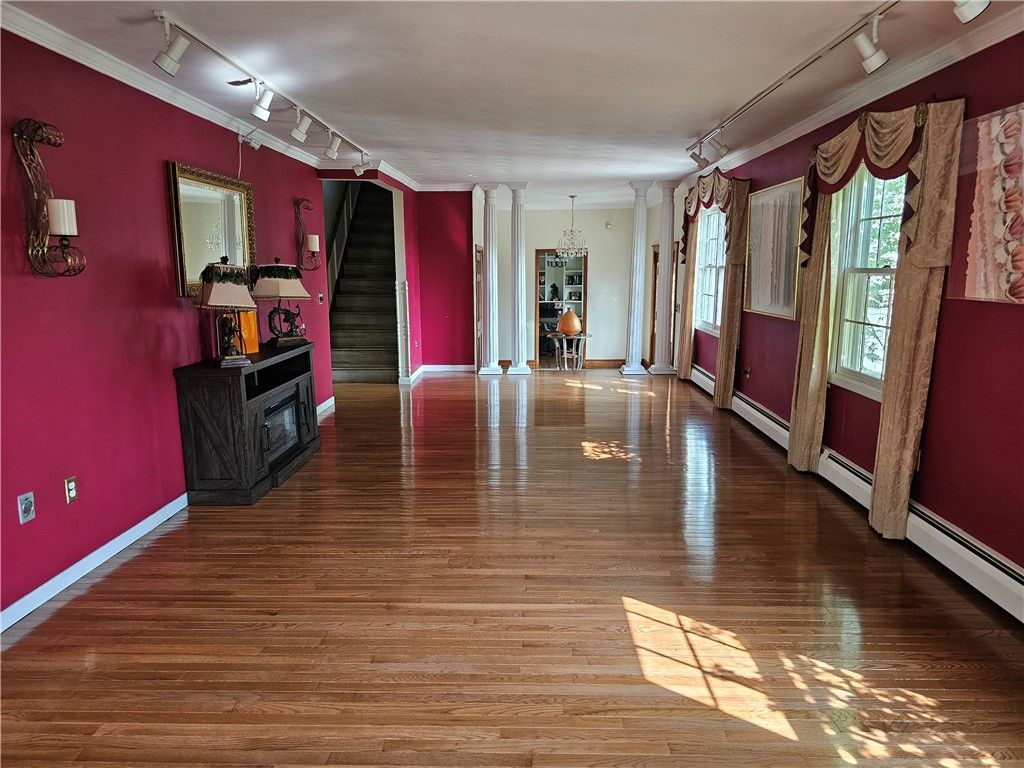 Empty room, Interior, Wood Texture Flooring