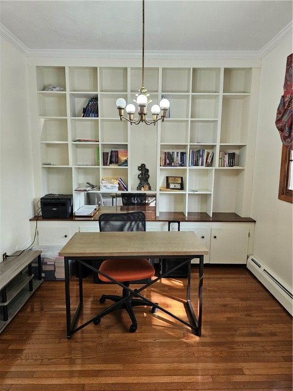 Chandelier, Home Office, Interior, Wood Texture Flooring