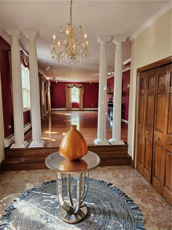 Chandelier, Interior