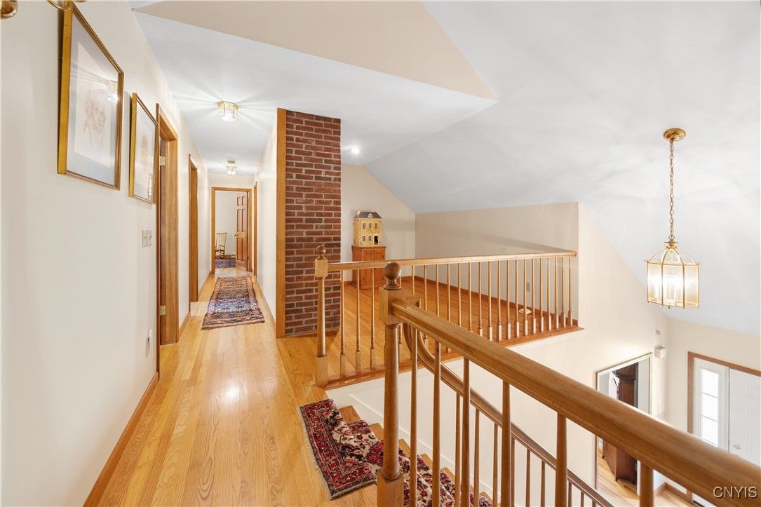 Interior, Pendant Lights, Recessed Lighting, Stone Walls, Wood Texture Flooring